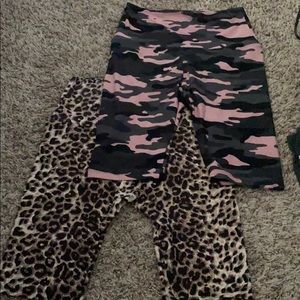 High waisted biker shorts